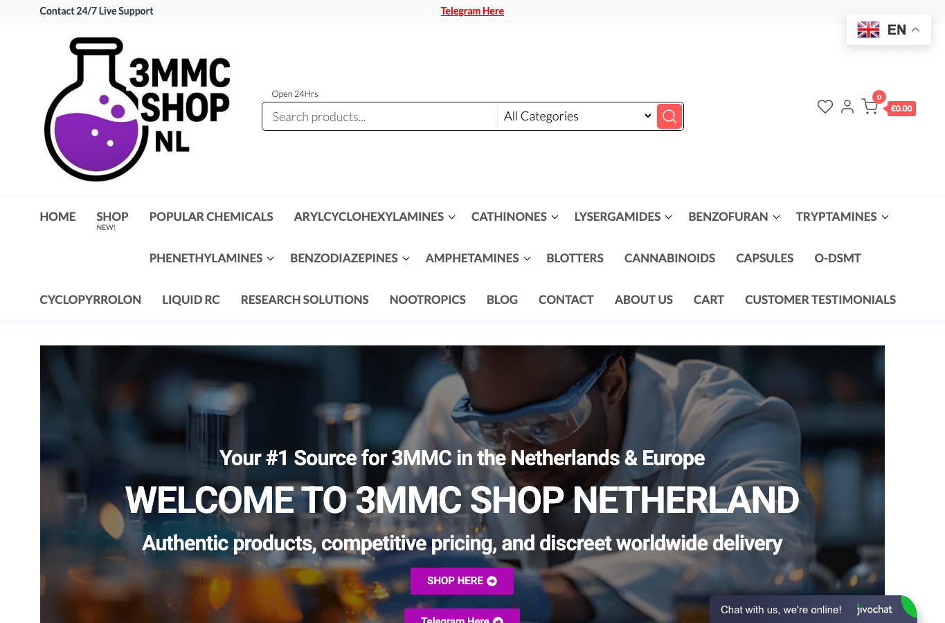Capture d'écran de 3mmcshopnl.com