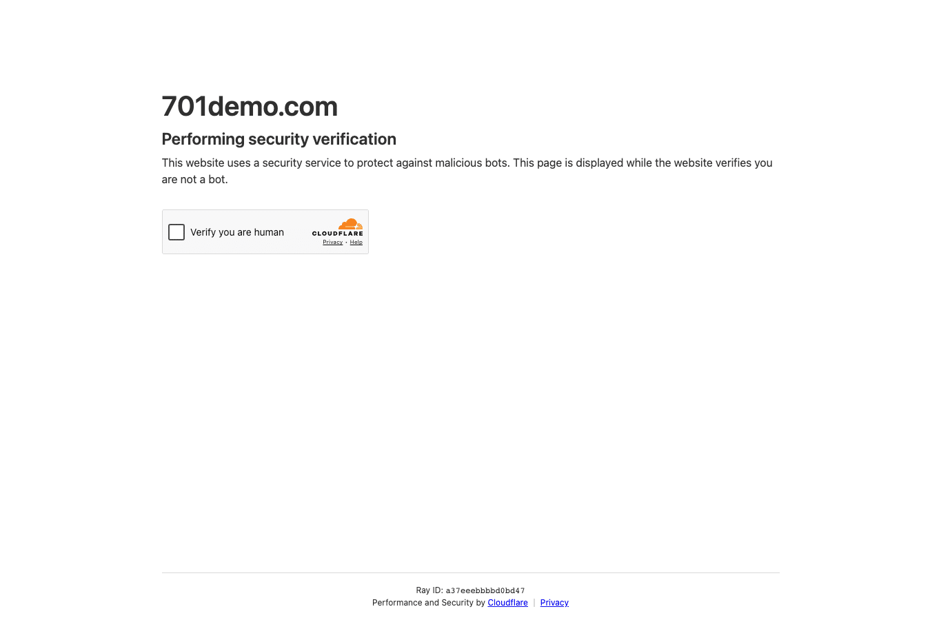 Capture d'écran de 701demo.com