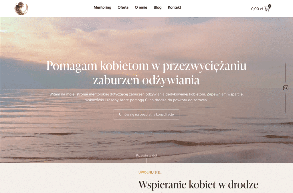 Capture d'écran de agnieszkajanczak.pl