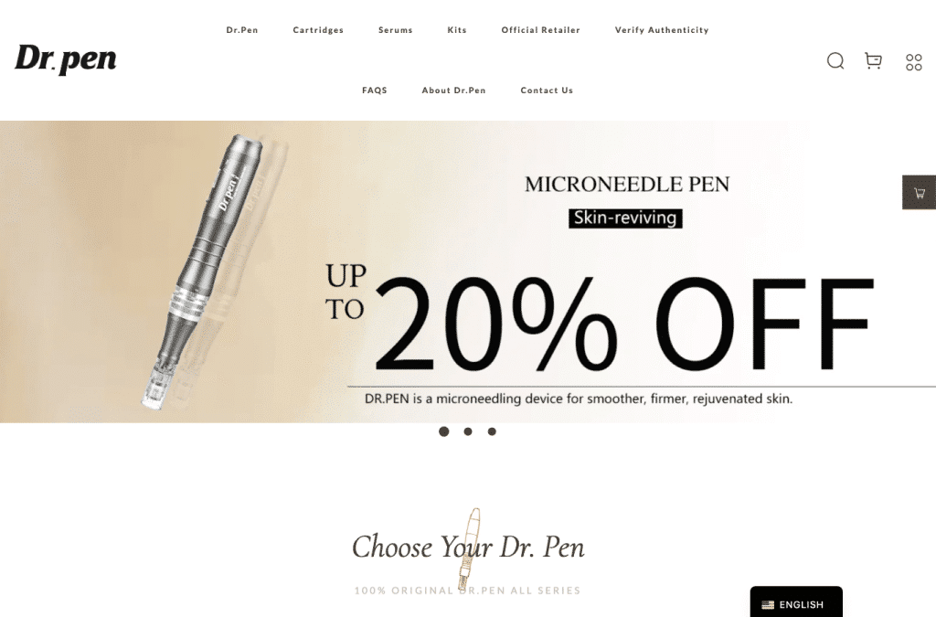 Capture d'écran de drpenonline.store
