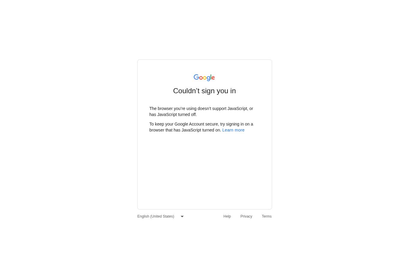 Capture d'écran de gmail.com