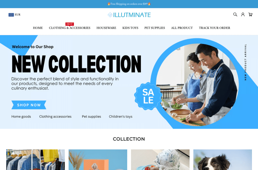 Capture d'écran de illutminate.com