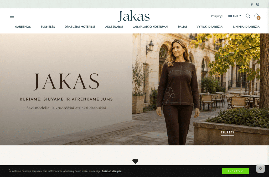 Capture d'écran de jakas.net
