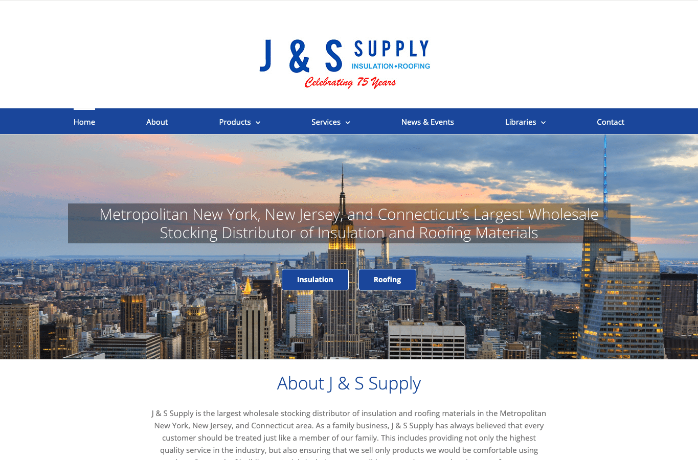 Capture d'écran de jandssupply.com