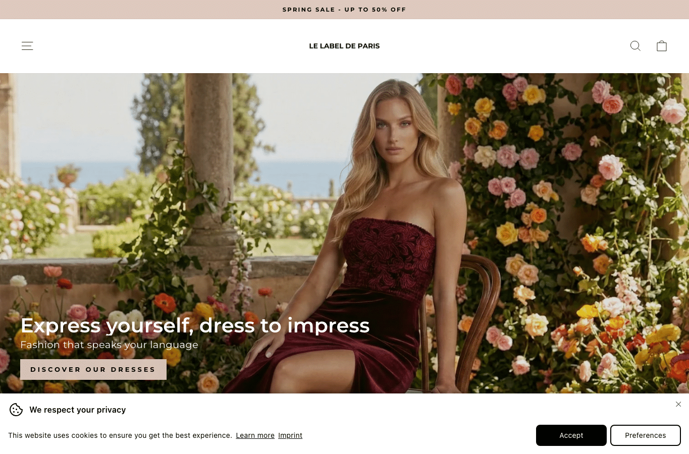 Capture d'écran de lelabeldeparis.com