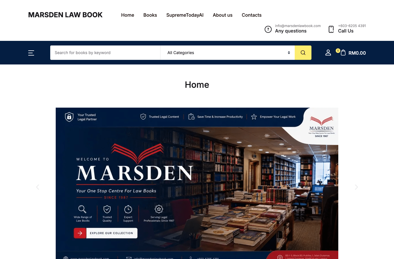 Capture d'écran de marsdenlawbook.com