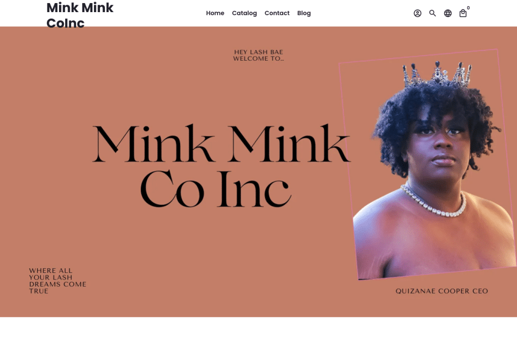 Capture d'écran de minkminkcoinc.com