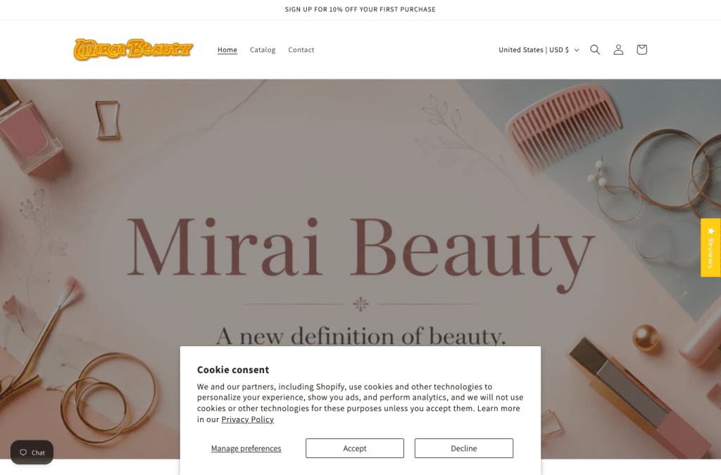 Capture d'écran de miraiblush.online