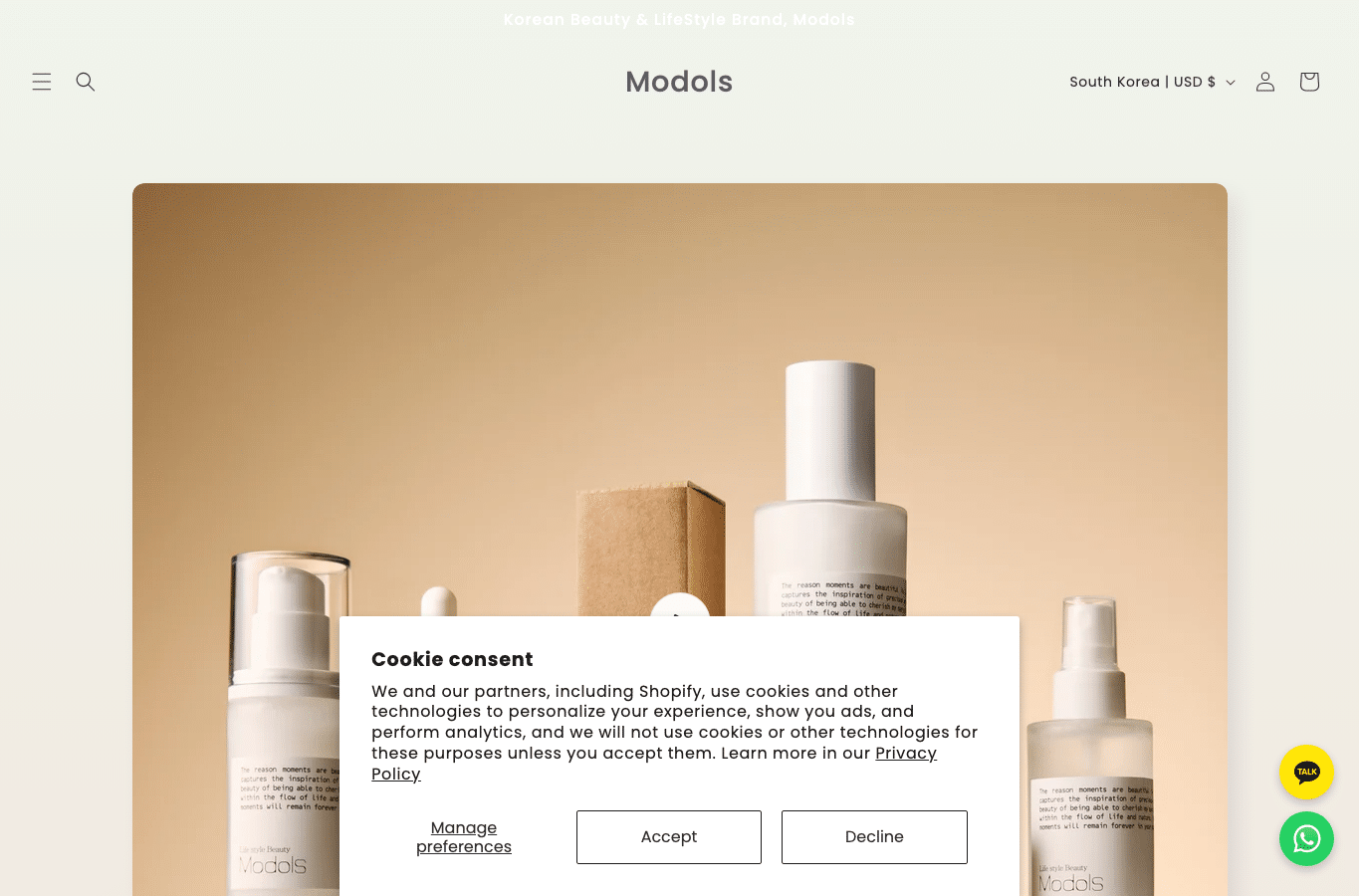 Capture d'écran de modolsonline.com