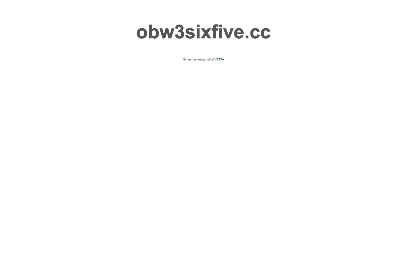 Capture d'écran de obw3sixfive.cc