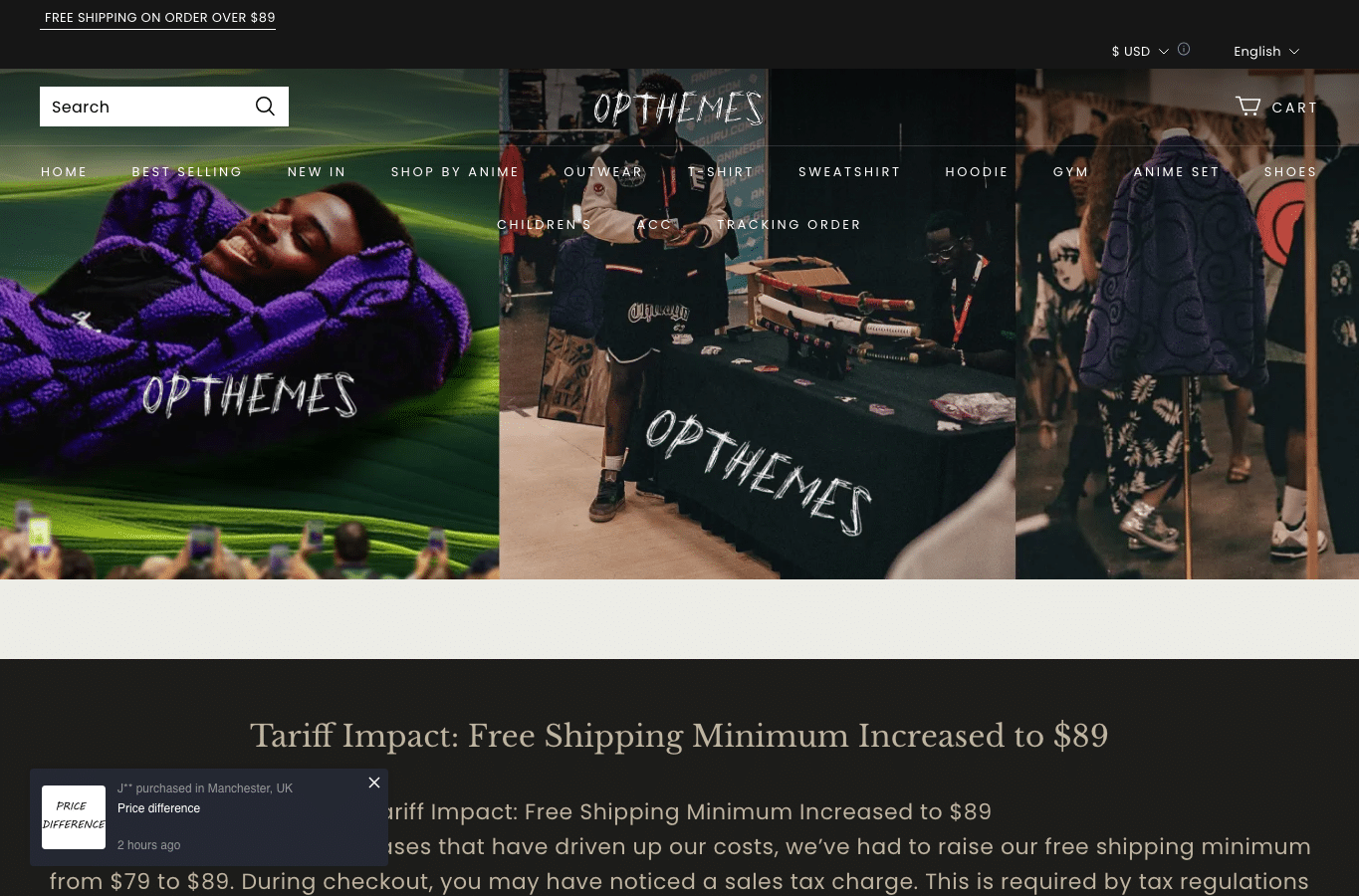 Capture d'écran de opthemes.com