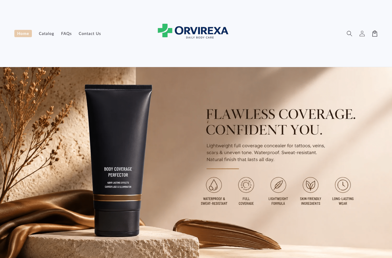Capture d'écran de orvirexa.com