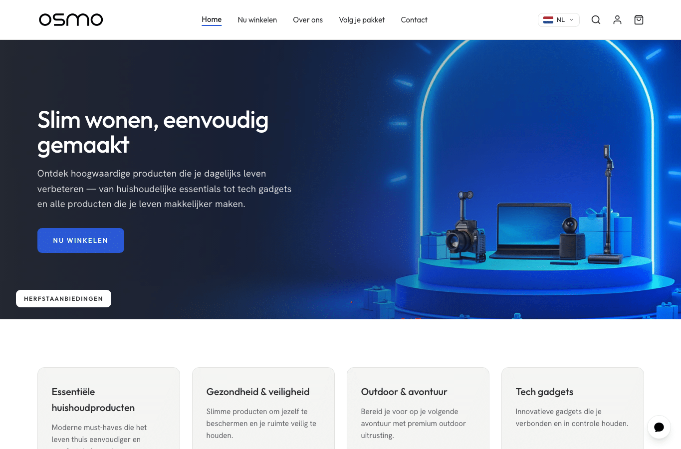 Capture d'écran de osmo-official.com
