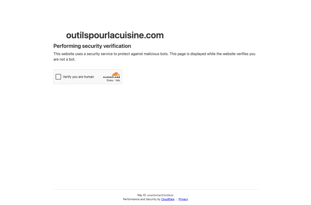 Capture d'écran de outilspourlacuisine.com