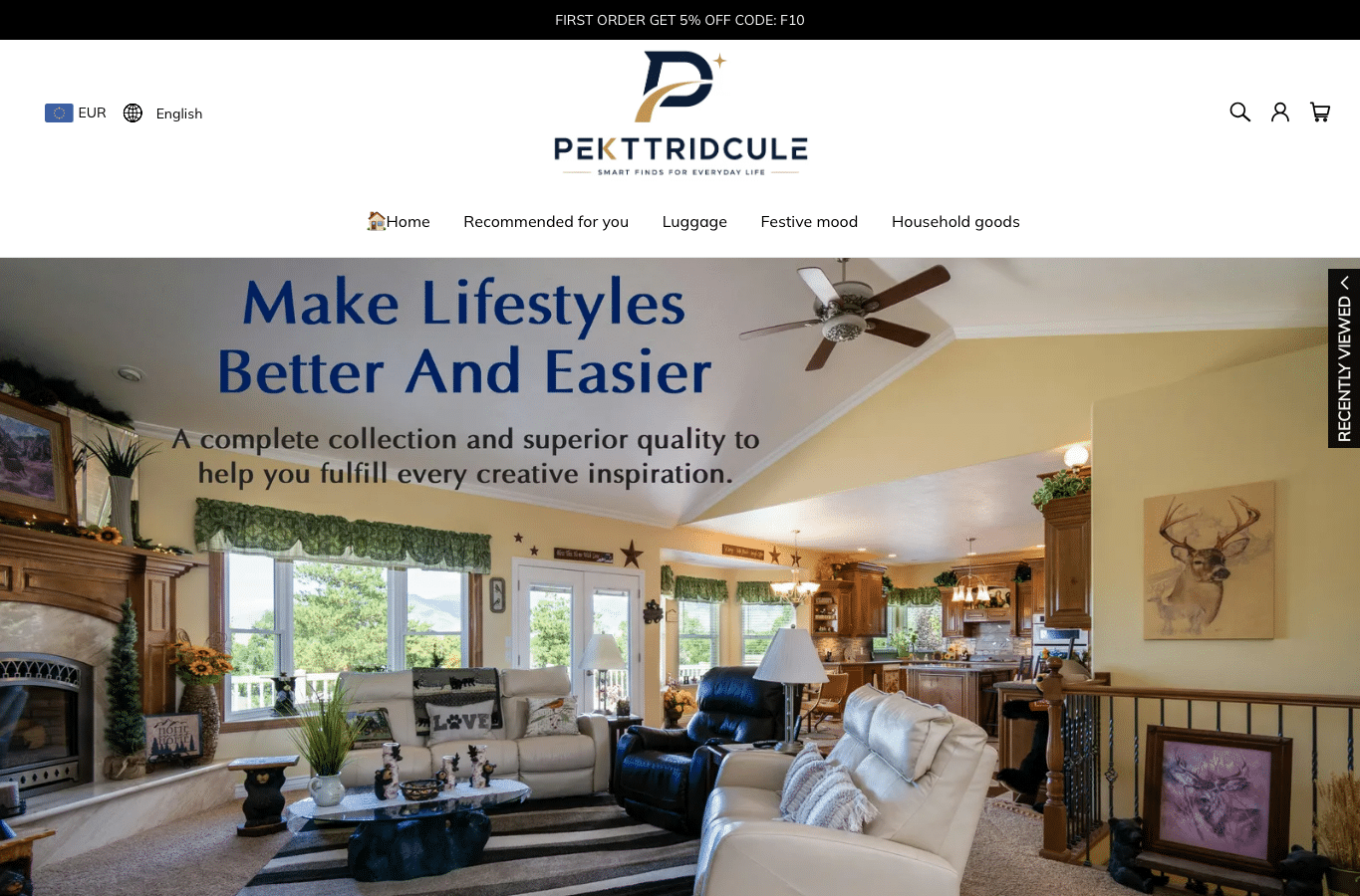 Capture d'écran de pekttridcule.com