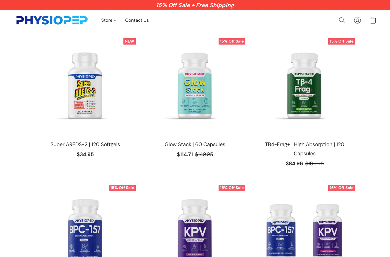 Capture d'écran de physiopep.com