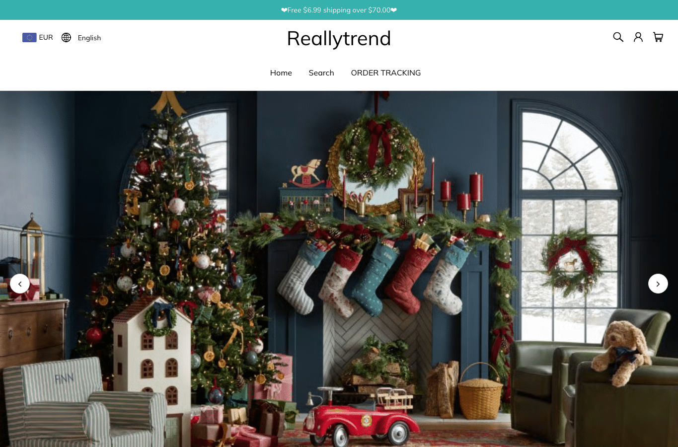 Capture d'écran de reallytrend.com