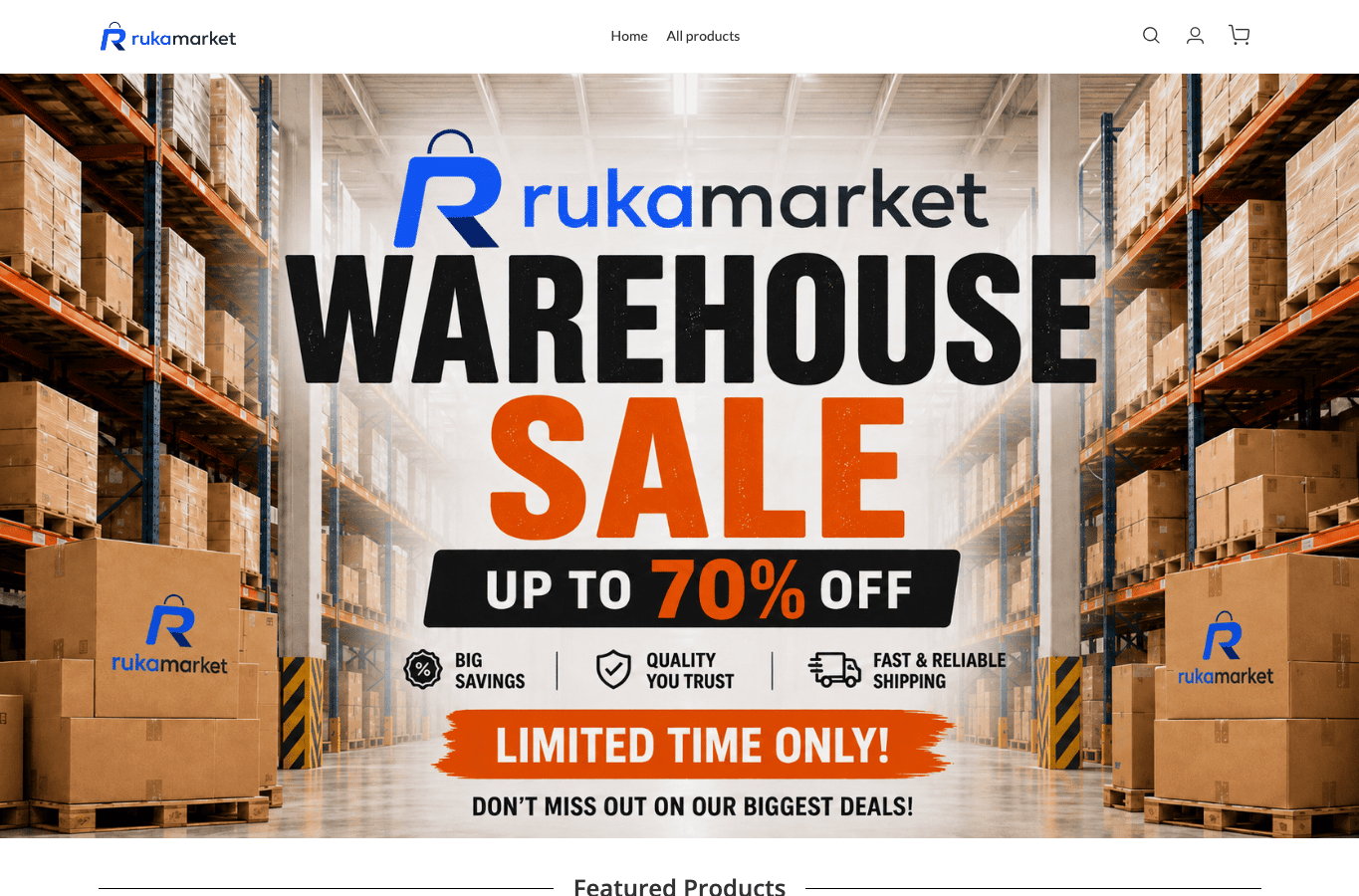 Capture d'écran de rukamarket.com