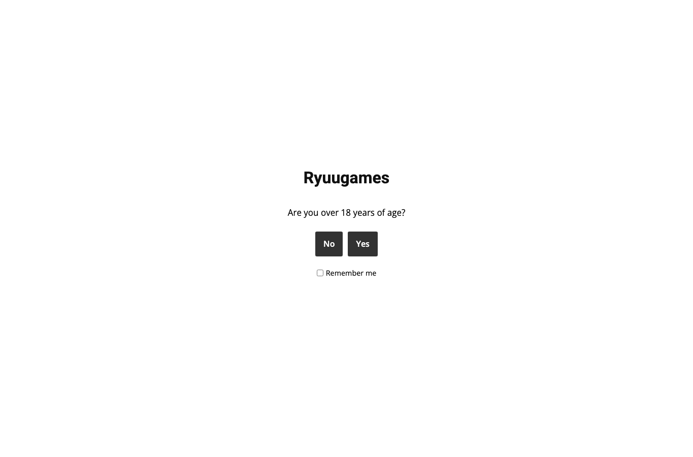 Capture d'écran de ryuugames.com