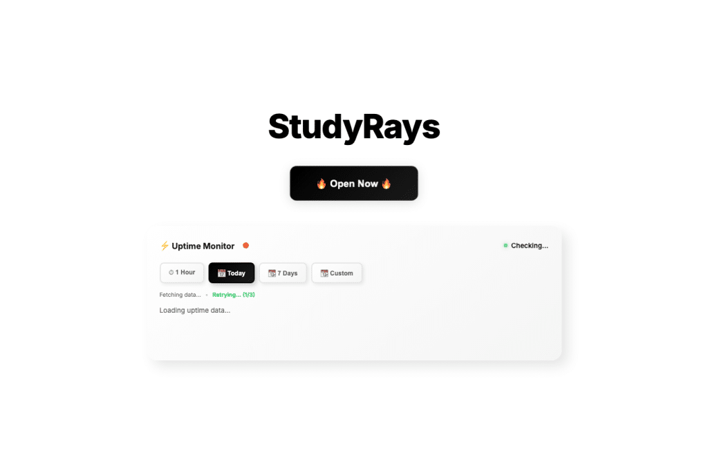 Capture d'écran de studyrays.cc