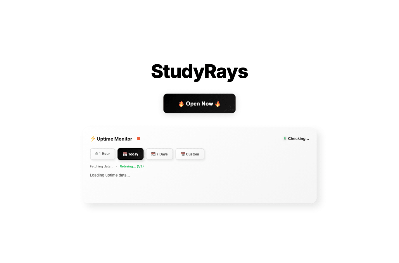 Capture d'écran de studyrays.cc