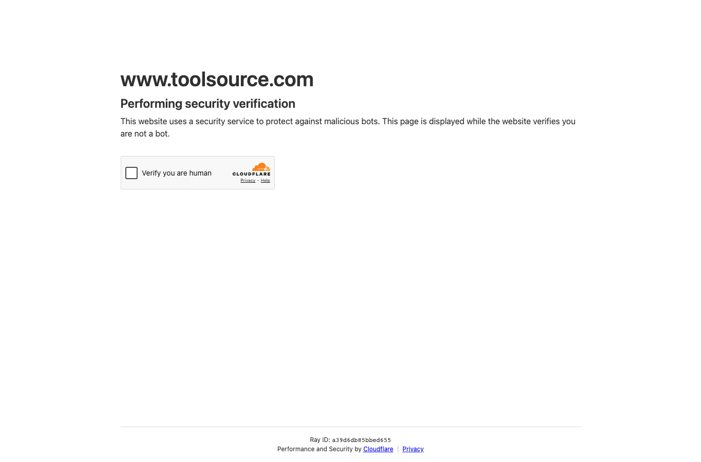 Capture d'écran de toolsource.com