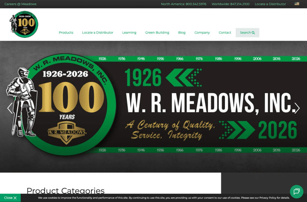 Capture d'écran de wrmeadows.com