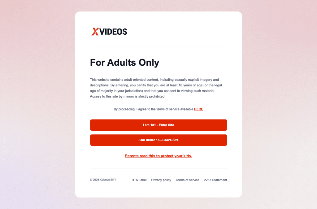 Capture d'écran de xvideos.com