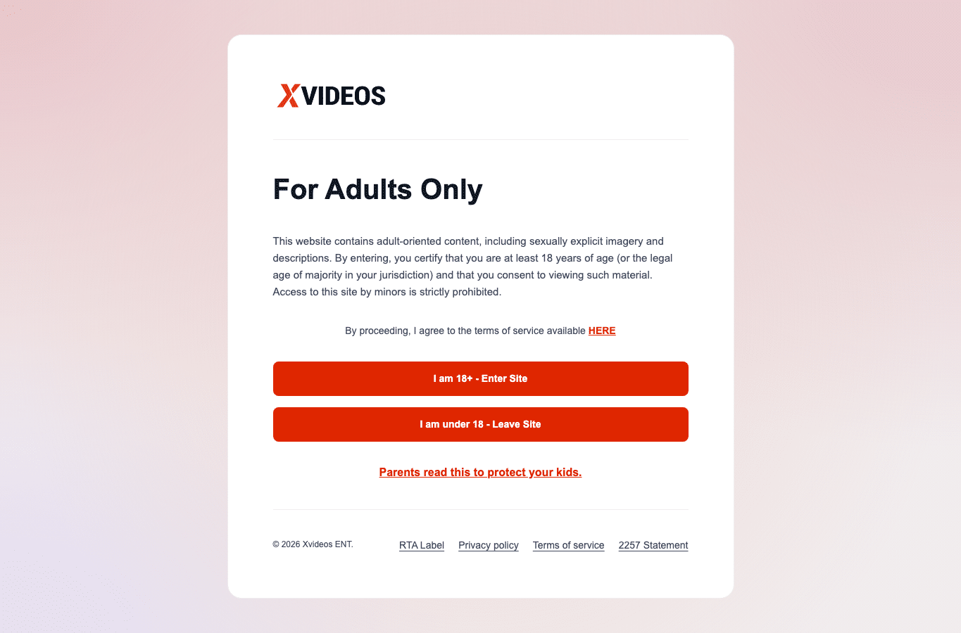 Capture d'écran de xvideos.com