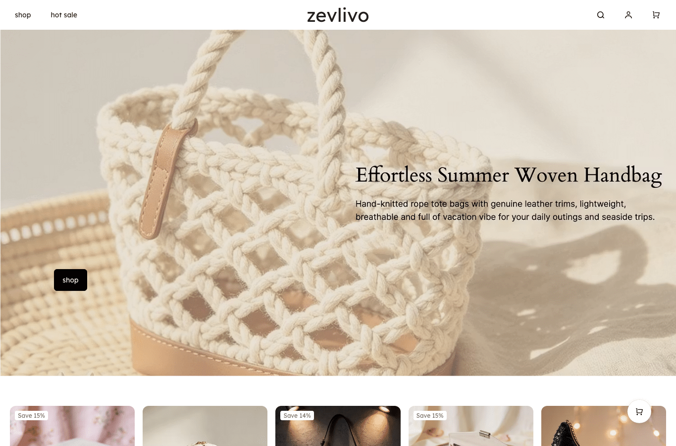 Capture d'écran de zevlivo.com