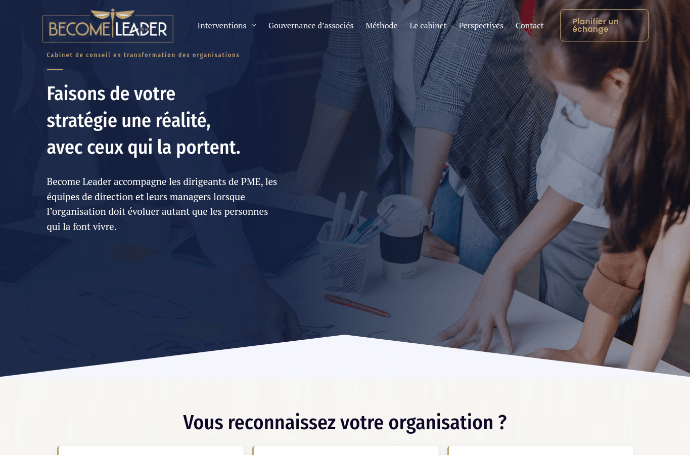 Capture d'écran de becomeleader.be