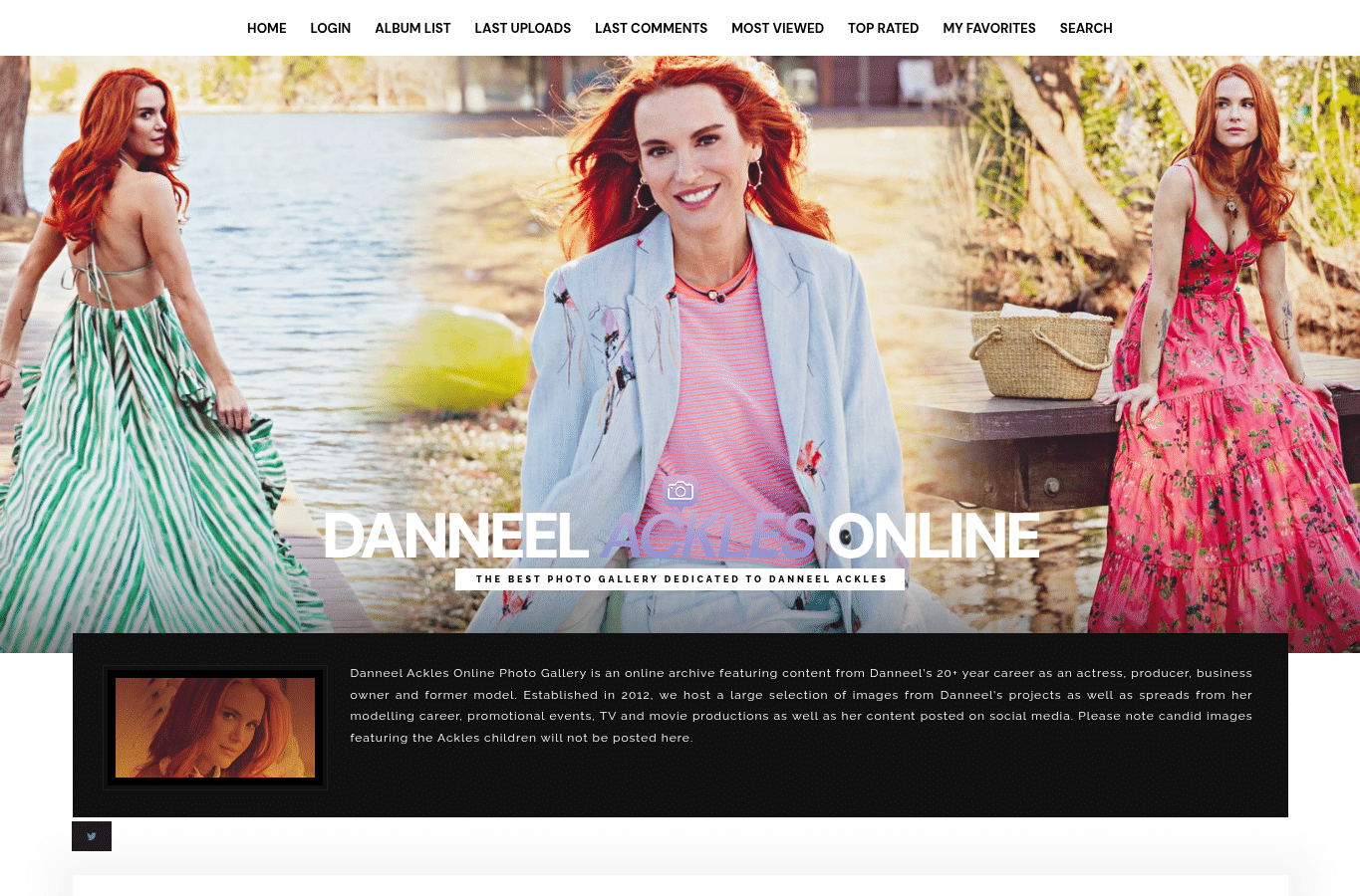 Capture d'écran de danneel-ackles.com