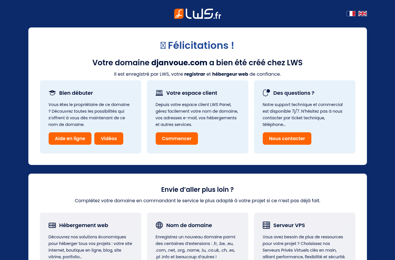 Capture d'écran de djanvoue.com