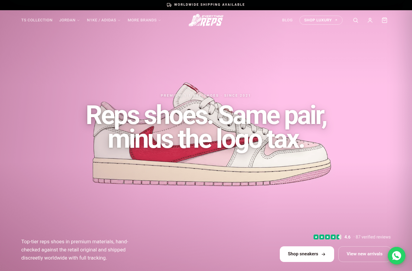 Capture d'écran de everythingreps.live