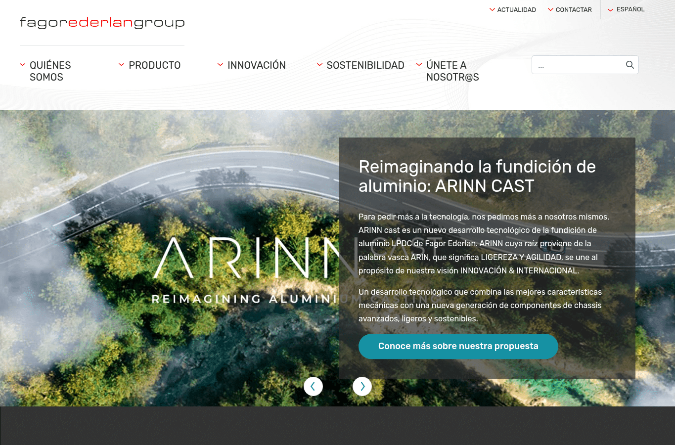 Capture d'écran de fagorederlan.com