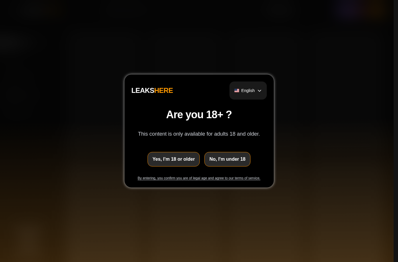 Capture d'écran de leakshere.com