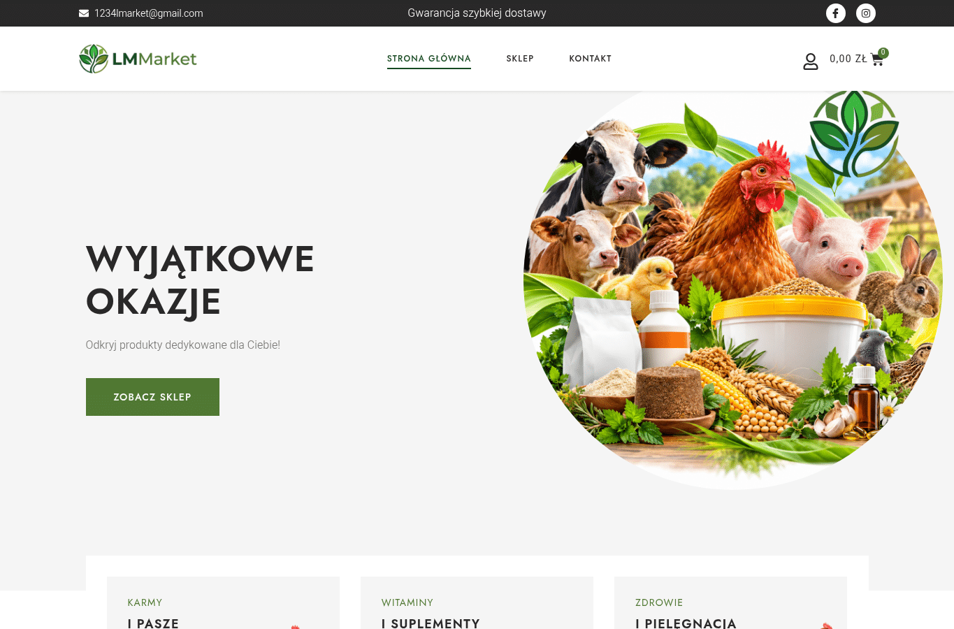 Capture d'écran de lmmarket.pl