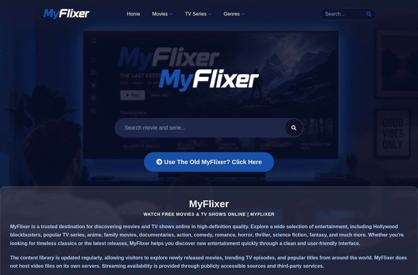 Capture d'écran de myflixerr.top
