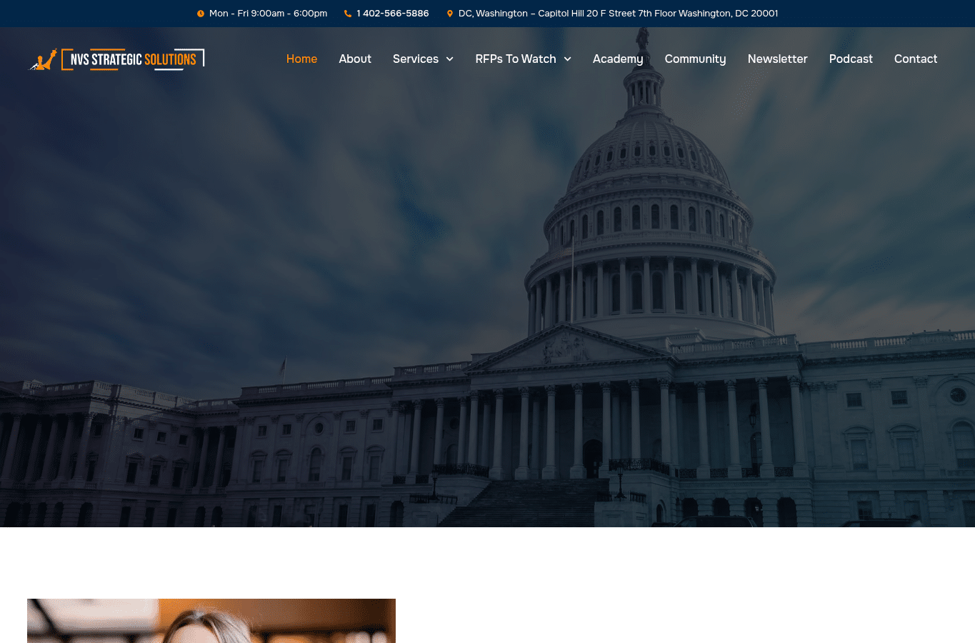 Capture d'écran de nvsstrategicsolutions.com