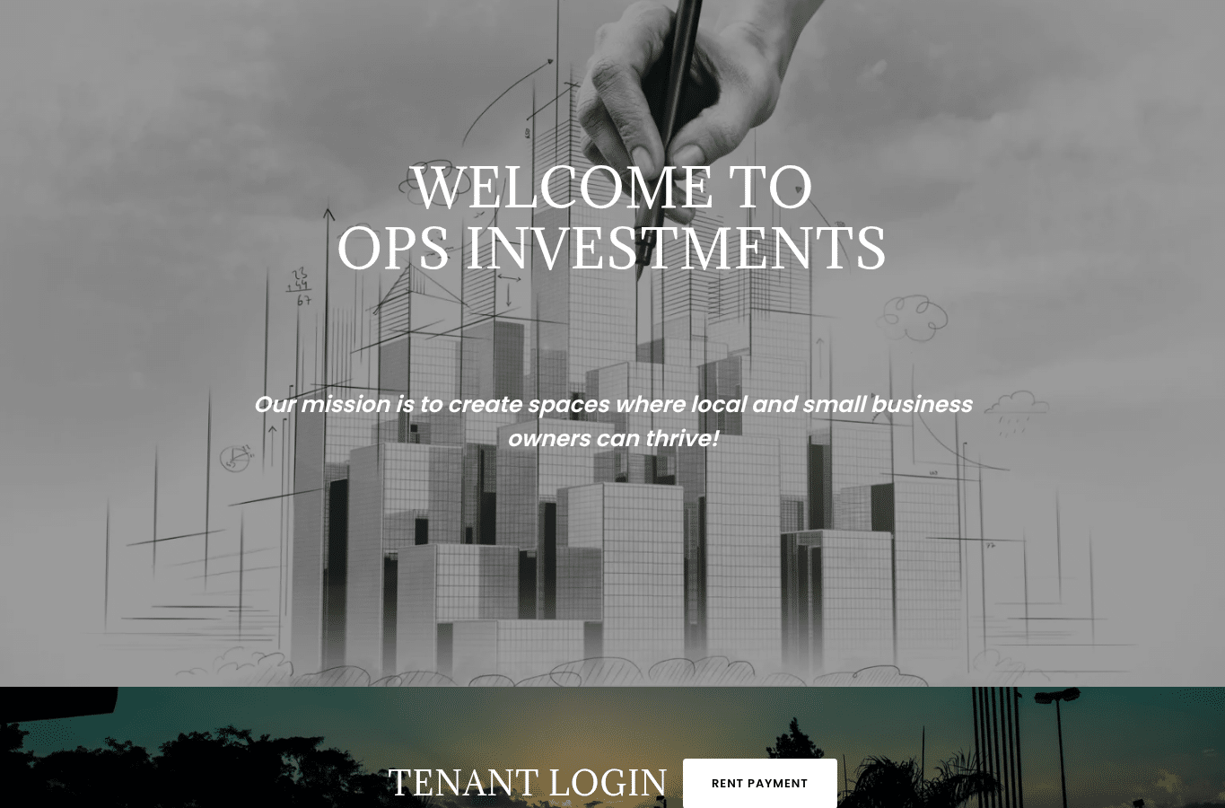 Capture d'écran de opsinvestments.com