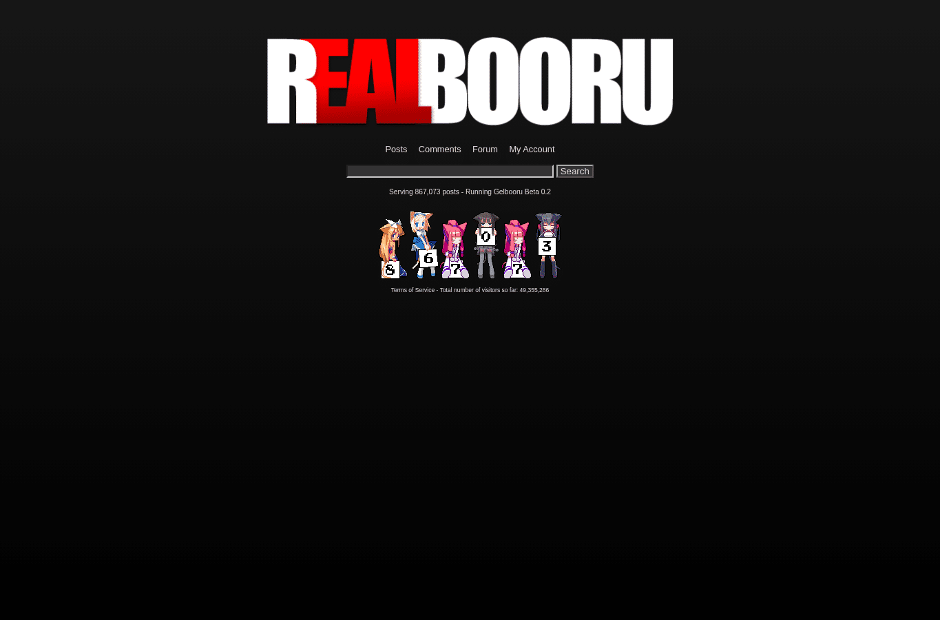 Capture d'écran de realbooru.com