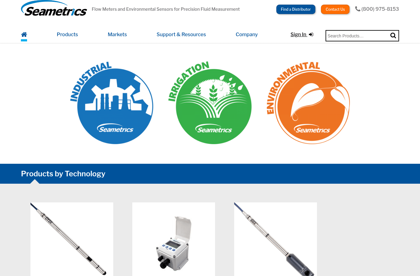 Capture d'écran de seametrics.com