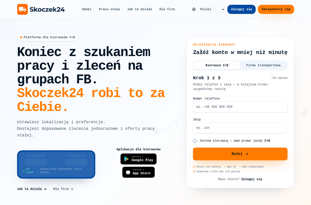 Capture d'écran de skoczek24.com
