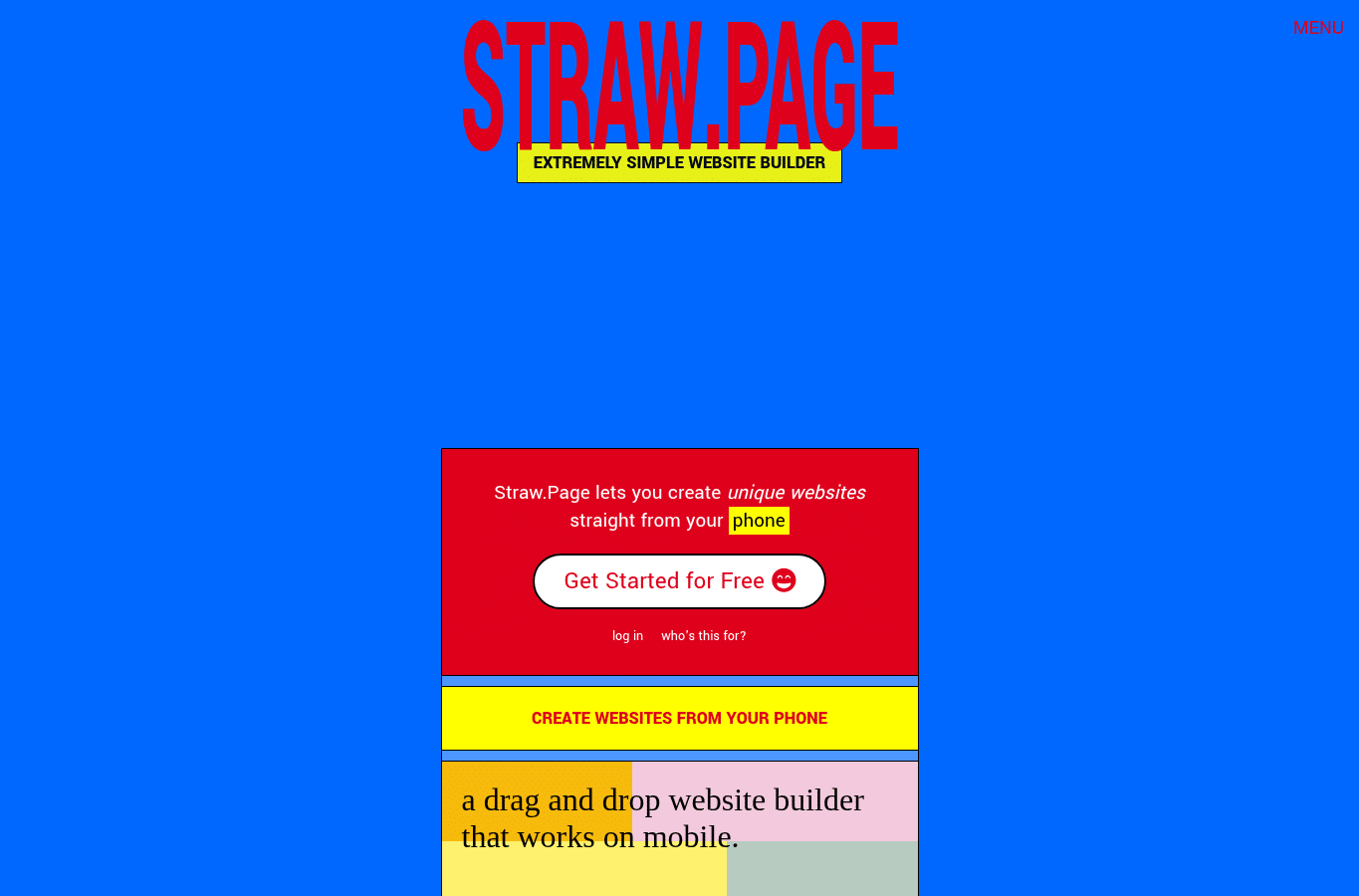 Capture d'écran de straw.page