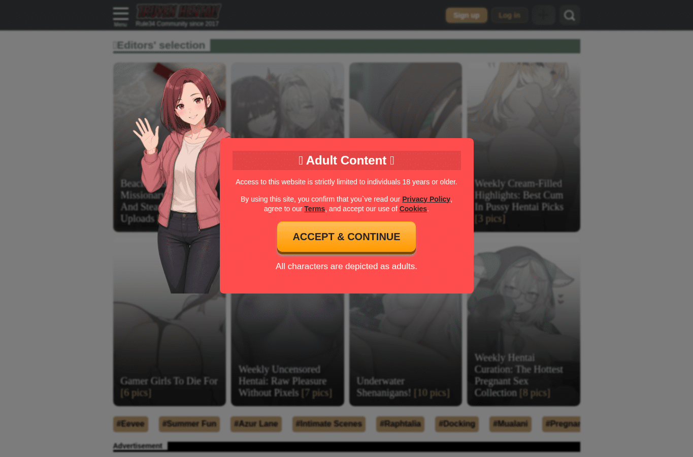 Capture d'écran de truyen-hentai.com