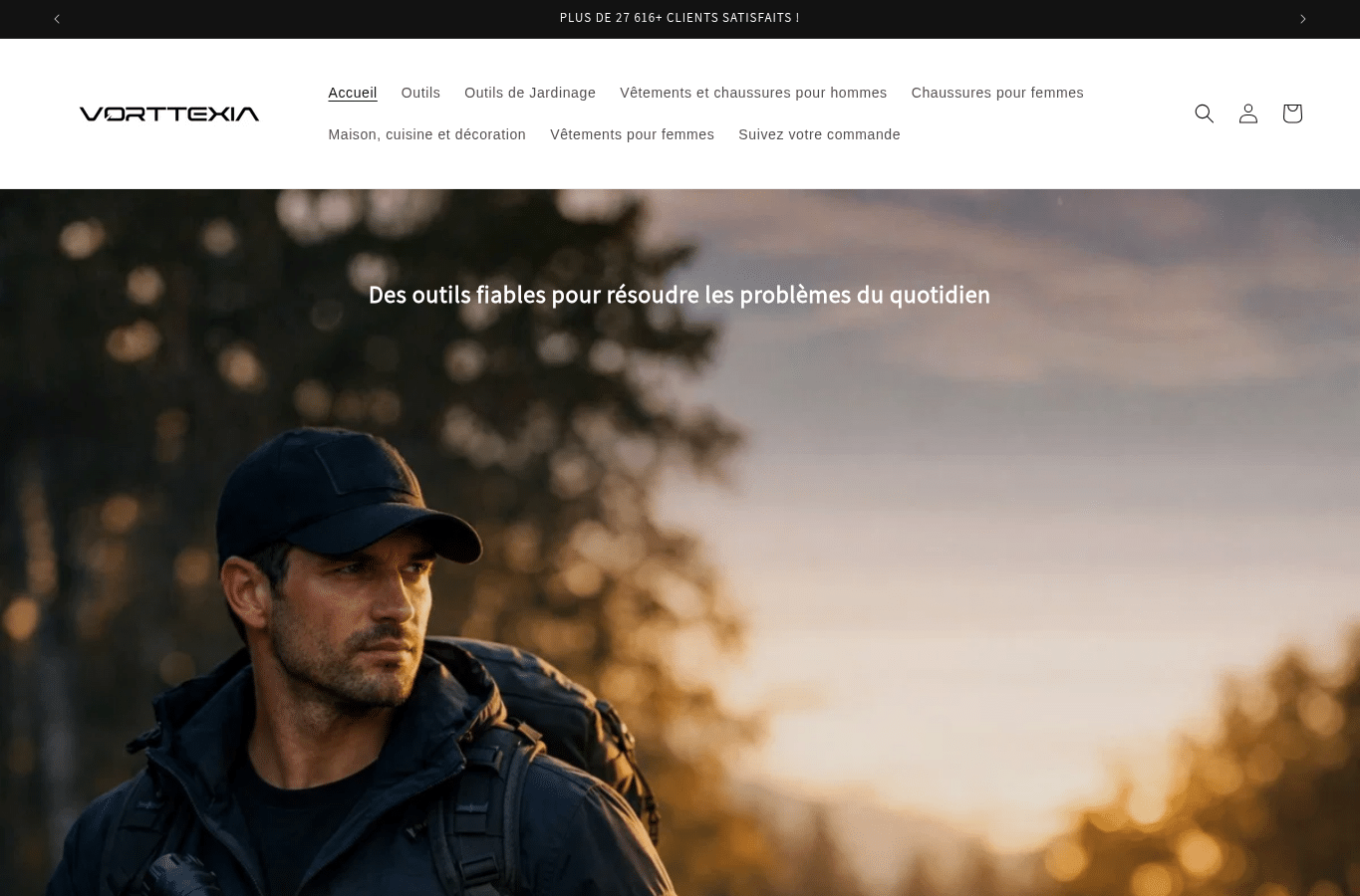 Capture d'écran de vorttexia.com