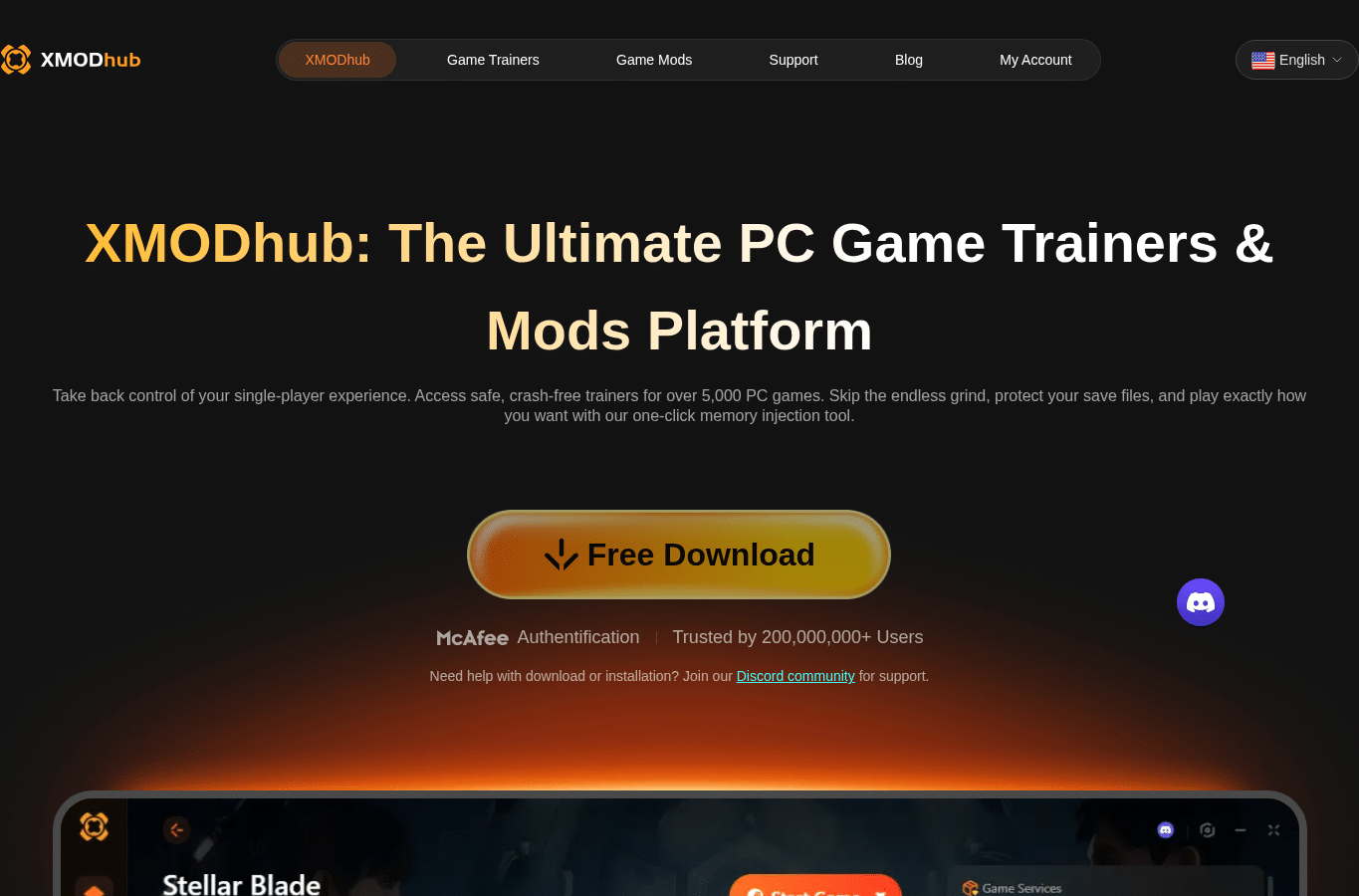 Capture d'écran de xmodhub.com