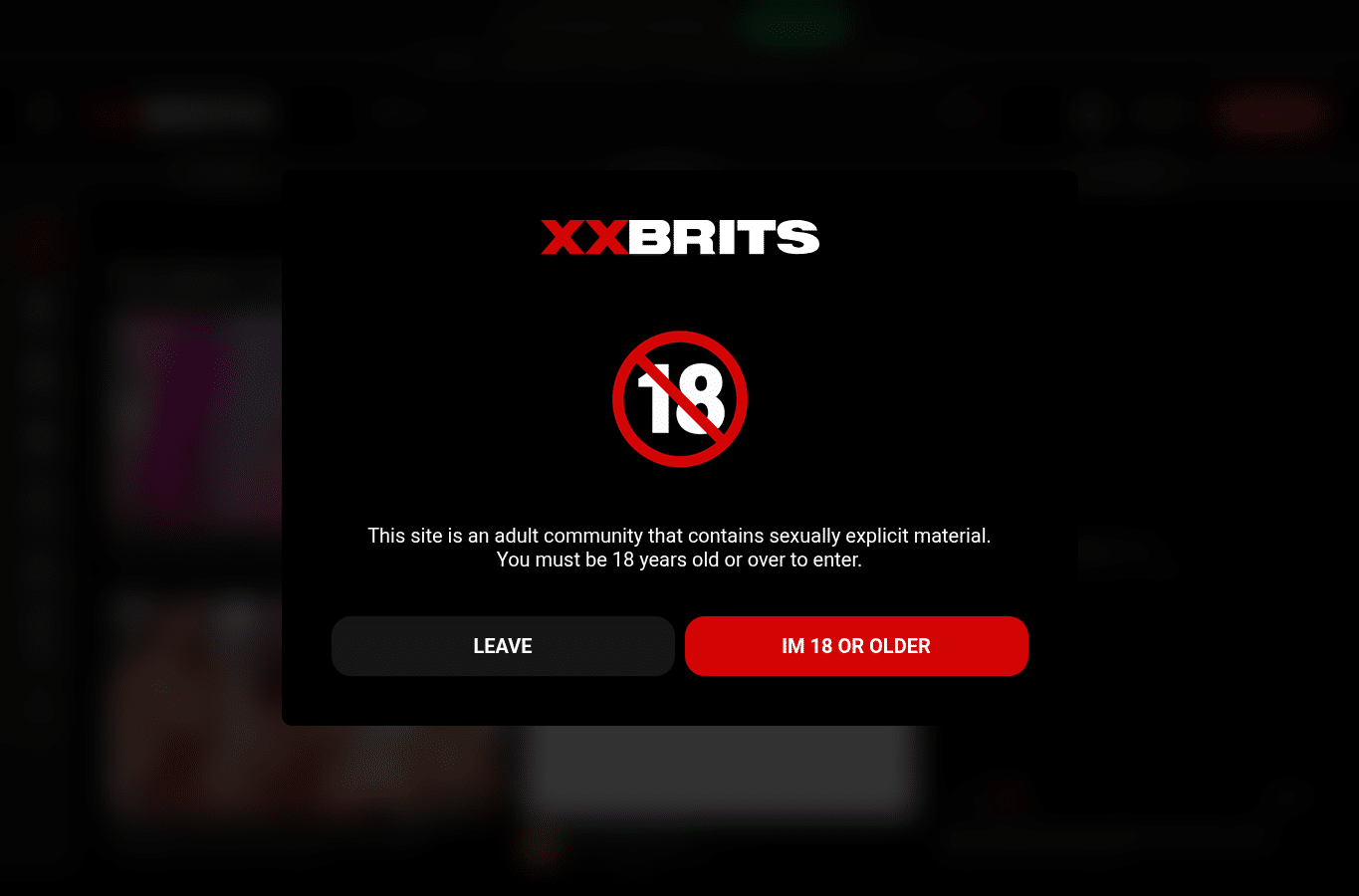 Capture d'écran de xxbrits.com